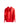 Stone Island red pullover hoodie with front spellout print, size M