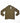 CP Company Brown Zipped High Neck Jumper