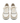 Brunello Cucinelli Leather & Suede Low-Top Sneakers White Grey EU 45