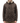 Stone Island Denims hooded jacket in brown, size M, front view with the hood up and buttoned placket