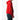 Stone Island red pullover hoodie with front spellout print, size M