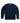 Stone Island donkerblauwe geborduurde trui met ronde hals van Lana Wool